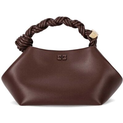 Borsa A Mano Bou Marrone Ganni Donna Marrone One Size Borsa A Mano Bou Marrone Ganni Donna Marrone One Size