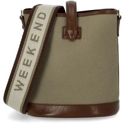 Borsa A Secchiello Vasaio Fango Max Mara Weekend Donna Beige One Size Borsa A Secchiello Vasaio Fango Max Mara Weekend Donna Beige One Size