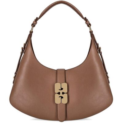 Borsa A Spalla Kat Small Coca Mocha Ganni Donna Marrone One Size Borsa A Spalla Kat Small Coca Mocha Ganni Donna Marrone One Size