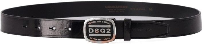 Cintura Dsq2 Nera Dsquared2 Uomo Nero 100