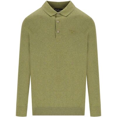Polo In Maglia Pima Verde Barbour Uomo Verde XL Polo In Maglia Pima Verde Barbour Uomo Verde XL