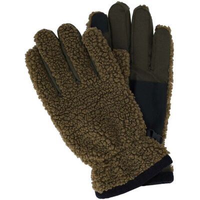 Guanti Field Fleece Verde Salvia Barbour Uomo Nero L Guanti Field Fleece Verde Salvia Barbour Uomo Nero L