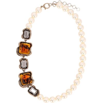 Collana Fresia Perle Max Mara Weekend Donna Bianco One Size Collana Fresia Perle Max Mara Weekend Donna Bianco One Size