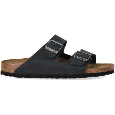 Ciabatta Arizona Nera Birkenstock Uomo Nero 40 Ciabatta Arizona Nera Birkenstock Uomo Nero 40