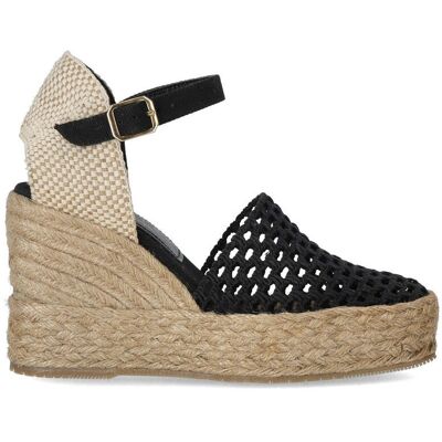 Espadrilla Con Zeppa Carina Nera Palomitas Donna Nero 40 Espadrilla Con Zeppa Carina Nera Palomitas Donna Nero 40