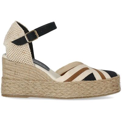 Espadrilla Con Zeppa Sicily Nera Palomitas Donna Nero 40 Espadrilla Con Zeppa Sicily Nera Palomitas Donna Nero 40
