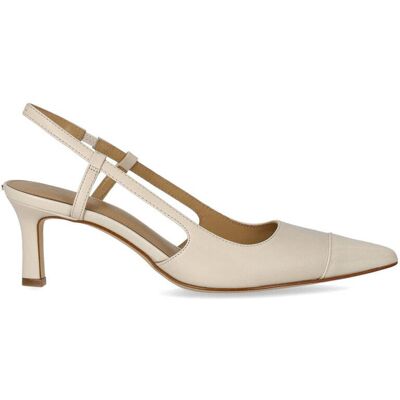 Décolleté Slingback Alora Light Cream Michael Kors Donna Bianco 37 Décolleté Slingback Alora Light Cream Michael Kors Donna Bianco 37