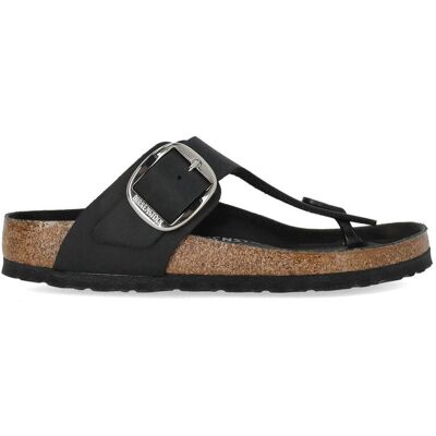 Ciabatta Infradito Gizeh Big Buckle Nera Birkenstock Donna Nero 37 Ciabatta Infradito Gizeh Big Buckle Nera Birkenstock Donna Nero 37