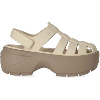 Sandalo Stomp Fisherman Mandorla Crocs Donna Beige 41-42 Sandalo Stomp Fisherman Mandorla Crocs Donna Beige 41-42