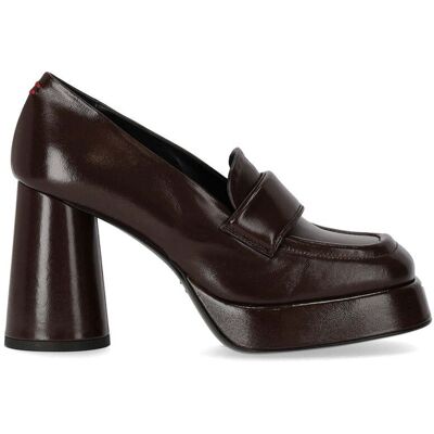 Mocassino Con Tacco Glaze Testa Di Moro Halmanera Donna Marrone 36 Mocassino Con Tacco Glaze Testa Di Moro Halmanera Donna Marrone 36