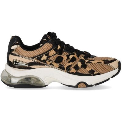 Sneaker Kit Trainer Extreme Animalier Michael Kors Donna Beige 36.5 Sneaker Kit Trainer Extreme Animalier Michael Kors Donna Beige 36.5
