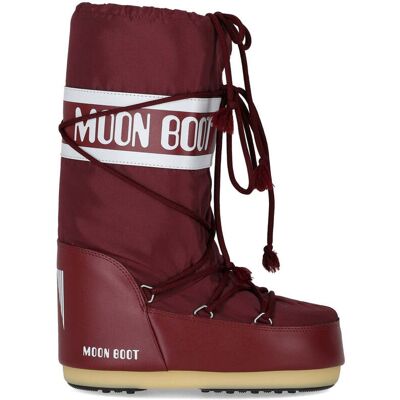 Stivale Da Neve Icon Nylon Bordeaux Moon Boot Donna Rosso 39/41 Stivale Da Neve Icon Nylon Bordeaux Moon Boot Donna Rosso 39/41