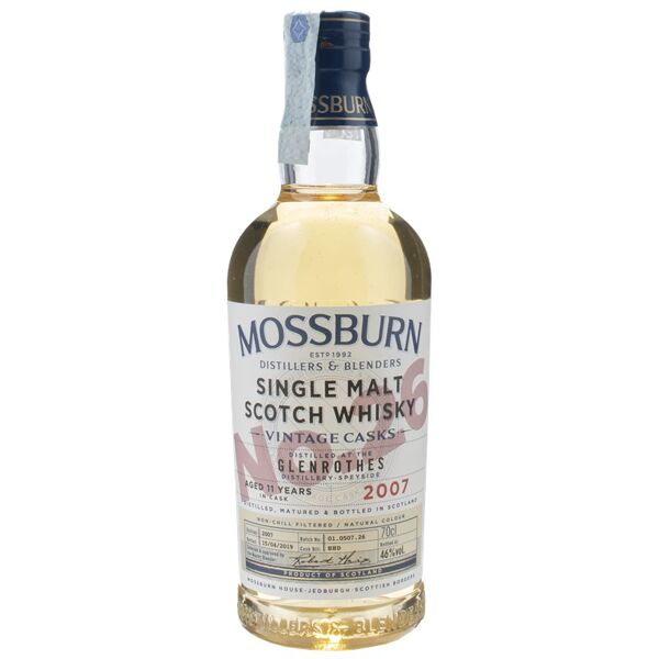 mossburn single malt scotch whisky vintage casks glenrothes n° 26 11 anni