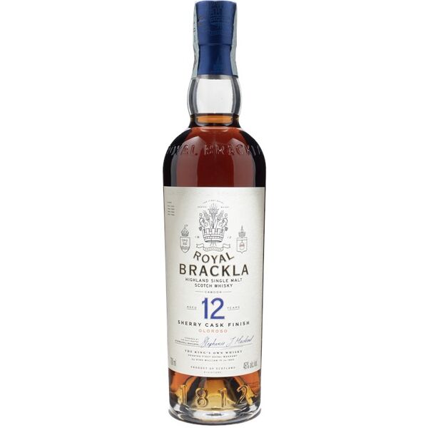 royal brackla higlland single malt scotch whisky 12 anni sherry cash finish oloroso