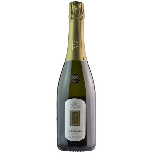 adami valdobbiadene prosecco col credas rive di farra di soligo extra brut 2021