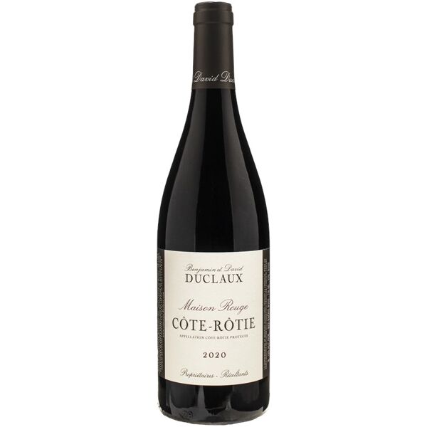 domaine benjamin et david duclaux benjamin et david duclaux cote rotie maison-rouge 2020