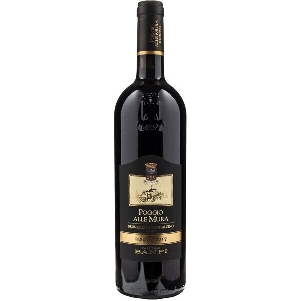 banfi castello  brunello di montalcino riserva poggio alle mura 2017