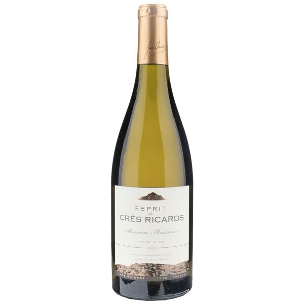 chateau des cres ricards cres ricards esprit de cres ricards marsanne roussanne pays d'oc 2021