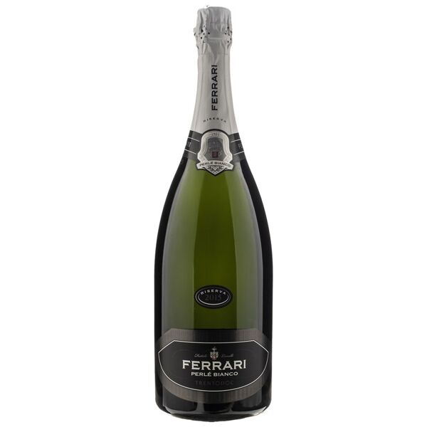 ferrari perlé bianco brut riserva magnum 2015