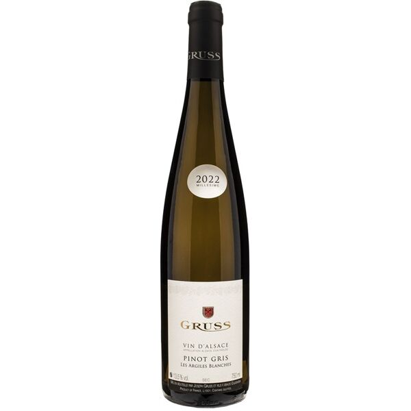 domaine gruss & fils gruss les argiles blanches pinot gris 2022