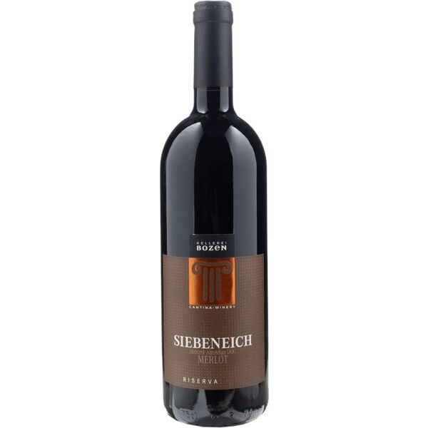 cantina produttori bolzano kellerei bozen siebeneich merlot riserva 2020