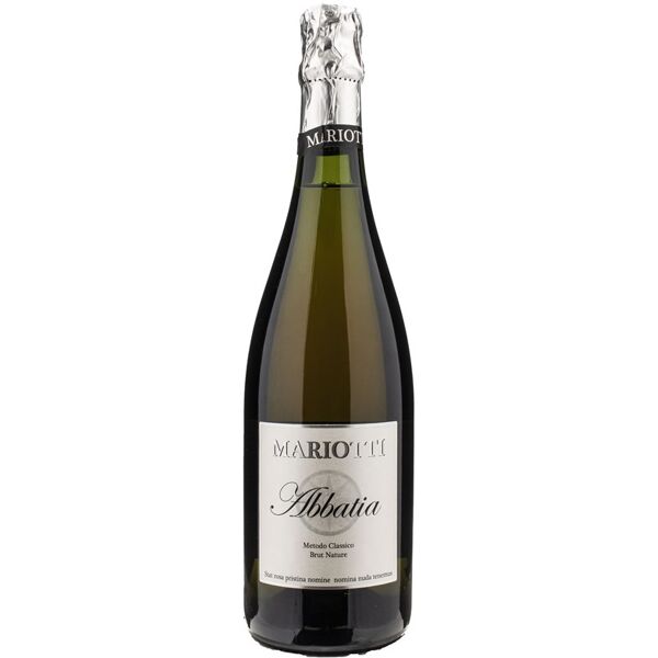 mariotti spumante rosato metodo classico abbatia brut nature 2017