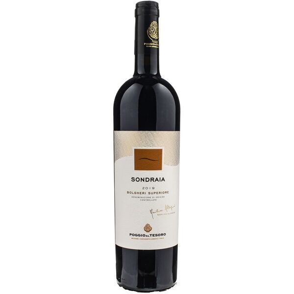 poggio al tesoro (allegrini) poggio al tesoro bolgheri superiore sondraia 2019