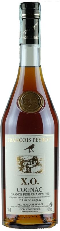 francois peyrot peyrot cognac grande fine champagne 1er cru de cognac x.o