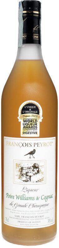 francois peyrot peyrot liquer poire williams & cognac de grand champagne