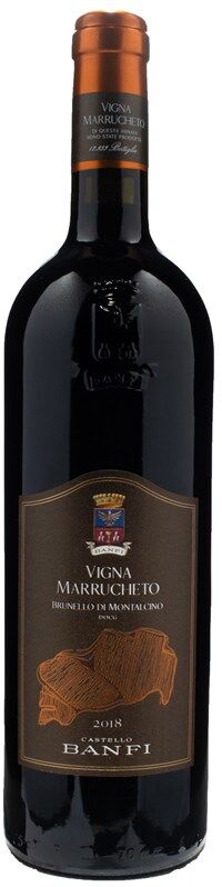 banfi castello  brunello di montalcino vigna marrucheto 2018