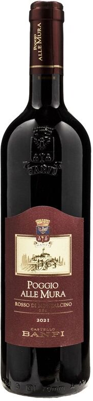 banfi castello  rosso di montalcino poggio alle mura 2021