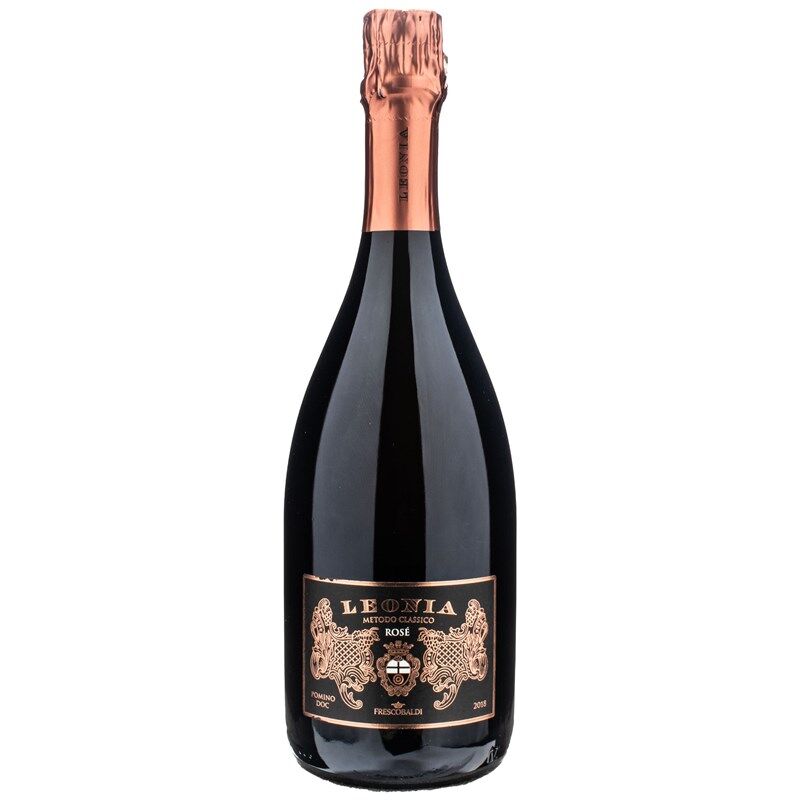 castello pomino - frescobaldi castello di pomino leonia metodo classico brut rosé millesimato 2018