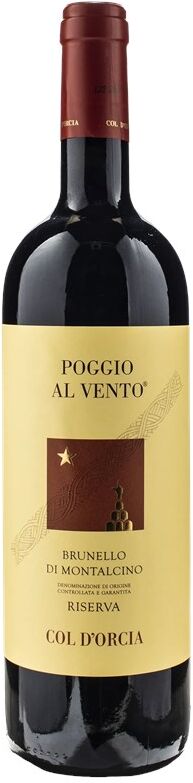 col d'orcia brunello di montalcino poggio al vento riserva 2016