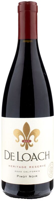 de loach winery pinot noir california heritage reserve 2020