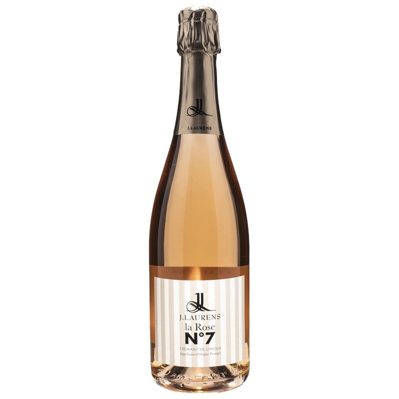 domaine j. laurens crémant de limoux la rose n° 7 rosé brut