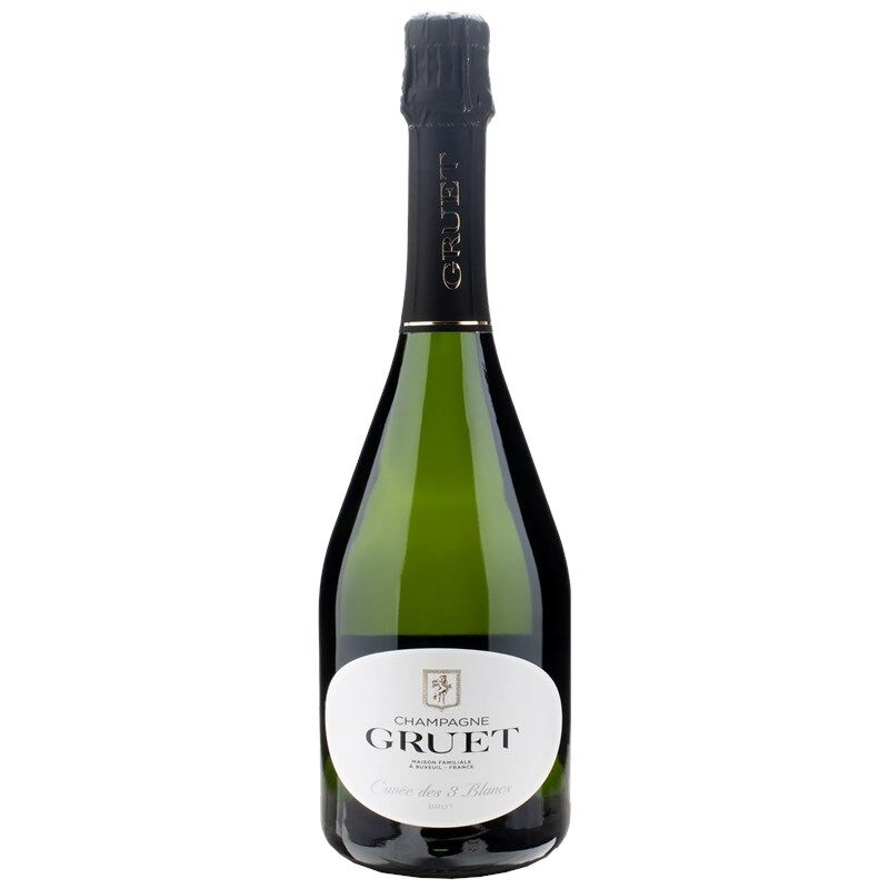 gruet champagne cuvee des 3 blancs brut