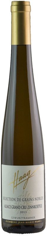 jean-marie haag alsace grand cru gewurztraminer zinnkoepfle selection de grains nobles 0.5l 2013