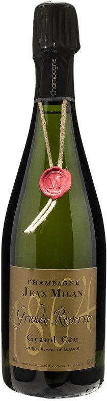 jean milan champagne grand cru blanc de blancs grande réserve brut 2018