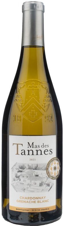 mas des tannes classique chardonnay grenache blanc pays d'oc 2021