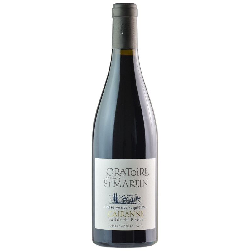 domaine oratoire st martin oratoire de saint martin cairanne reserve des seigneurs rouge 2020