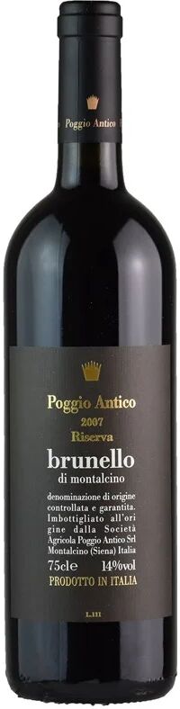 poggio antico brunello di montalcino riserva 2007