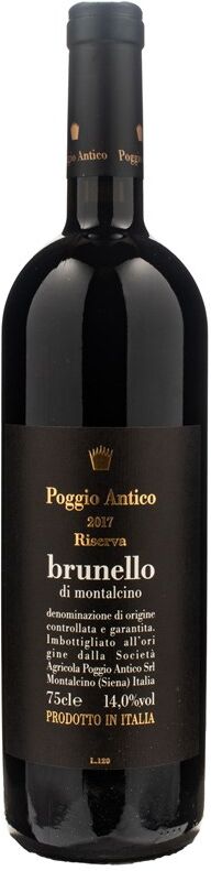 poggio antico brunello di montalcino riserva 2017