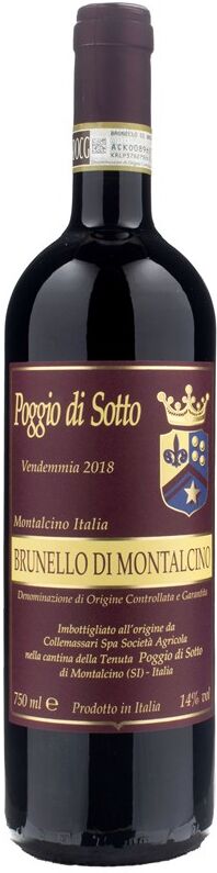 poggio di sotto brunello di montalcino 2018