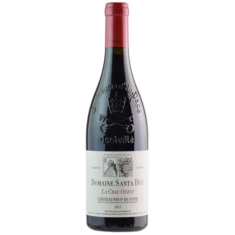 santa duc chateauneuf du pape rouge la crau ouest 2017