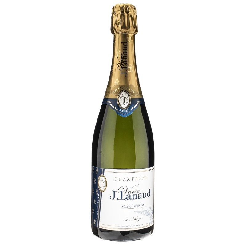 veuve j. lanaud champagne cuvee carte blanche brut