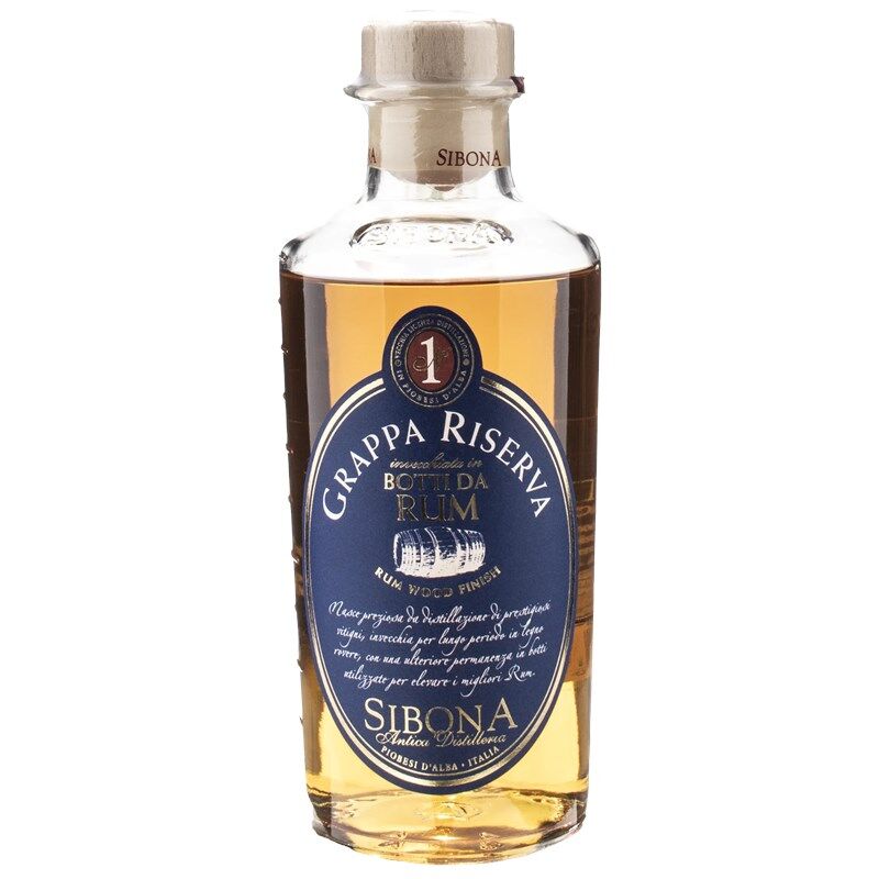 Sibona Grappa Riserva Botti da Rum 0.5L