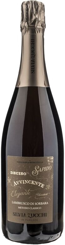 Zucchi Metodo Classico Lambrusco di Sorbara Dosaggio Zero 2018