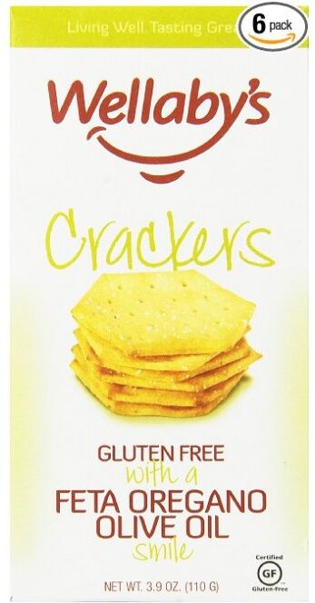 Unismack S.A. Wellaby'S Crackers Feta Olive Olio & Origano 100 G