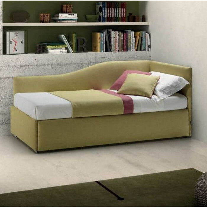 Samoa Letti ARREDinITALY: Letto Enjoy Twice Angolo Sagomato Imbottito Con Contenitore Samoa Letti ARREDinITALY: Letto Enjoy Twice Angolo Sagomato Imbottito Con Contenitore