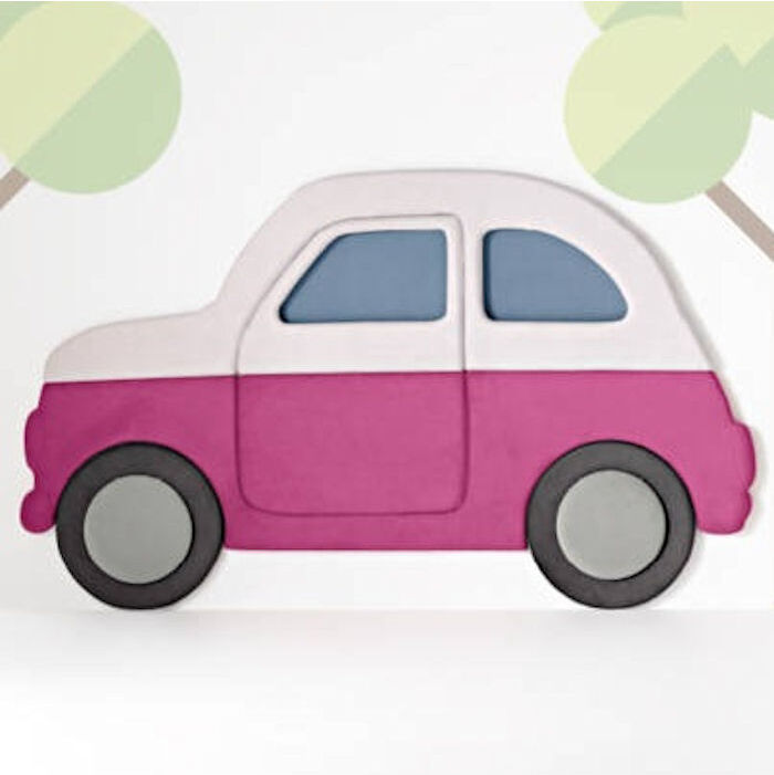 Samoa Letti ARREDinITALY: Pannello Imbottito Car A Forma Di Macchinina Per Camerette Allegre E Moderne Samoa Letti ARREDinITALY: Pannello Imbottito Car A Forma Di Macchinina Per Camerette Allegre E Moderne